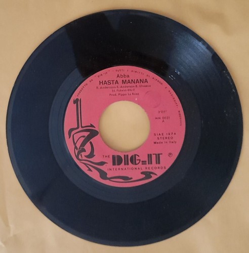 Abba hasta manana vinyl 7 - abba,