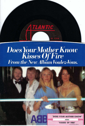 Abba 45rpm with picture - with,