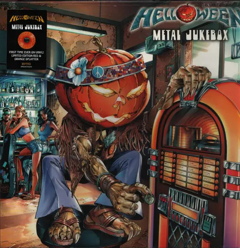 Helloween metal jukebox red - metal,