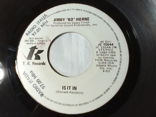 Jimmy horne it in - "bo", is