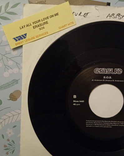 Erasure lay all your love - erasure,